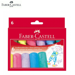 Faber Castell Тебешир 6 цвята